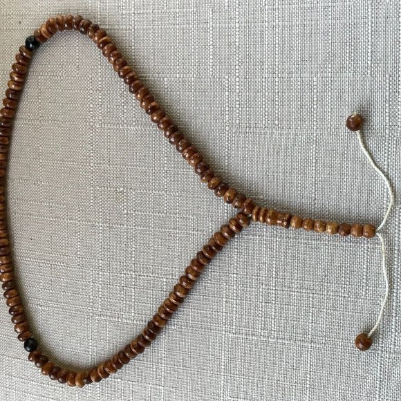 Real Wood Beads Tasbeeh Brown Handmade Prayer Beads Islamic - Picture 9 of 10